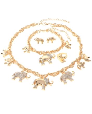 Gold Plated Necklace Set