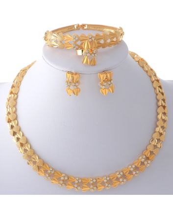 Gold Plated Necklace Set