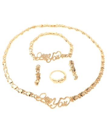 Gold Plated Necklace Set