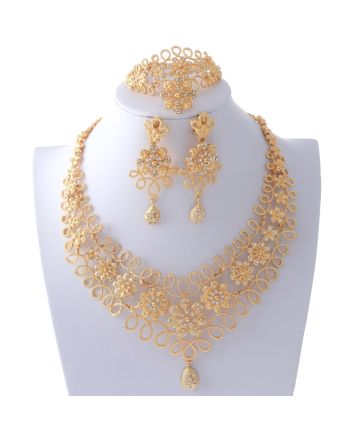 Gold Plated Necklace Set