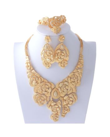 Gold Plated Necklace Set