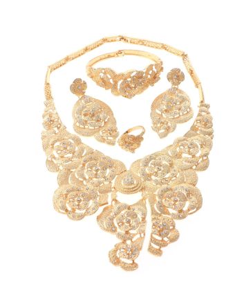 Gold Plated Necklace Set
