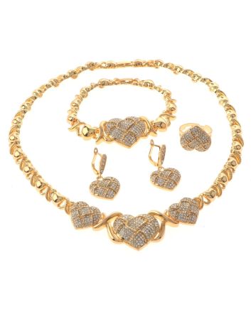Gold Plated Necklace Set