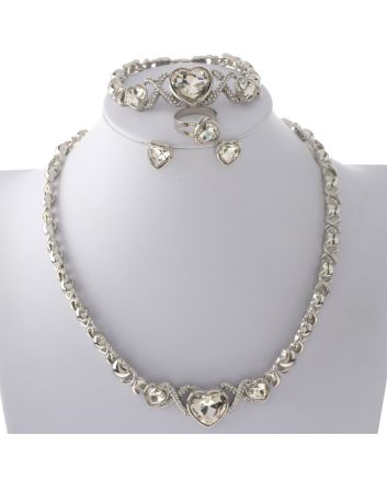 Silver Plated Necklace Set