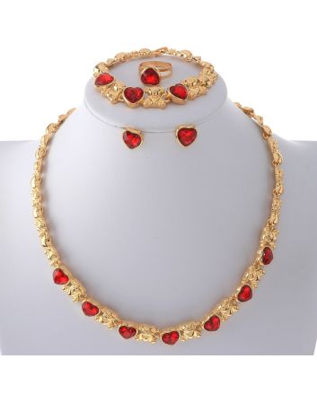 Gold Plated Necklace Set