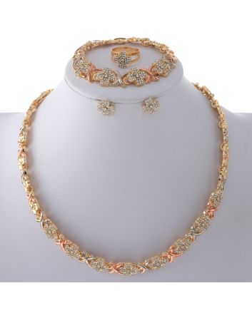 Gold Plated Necklace Set
