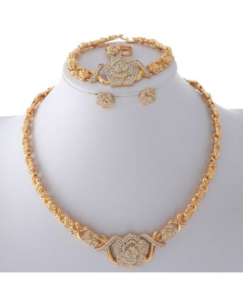 Gold Plated Necklace Set