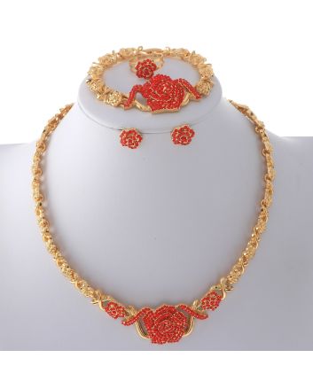 Gold Plated Necklace Set
