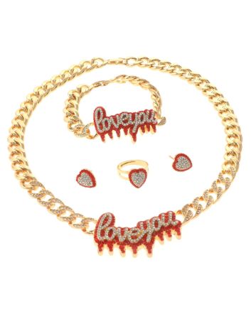Gold Plated Necklace Set