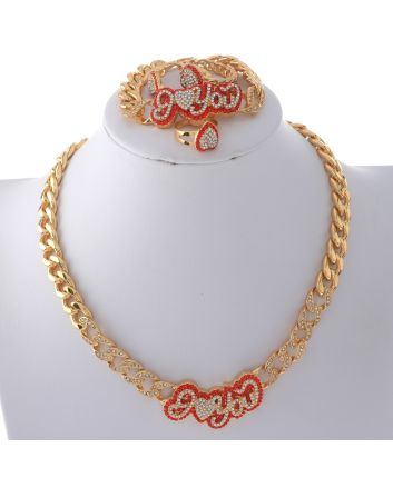 Gold Plated Necklace Set