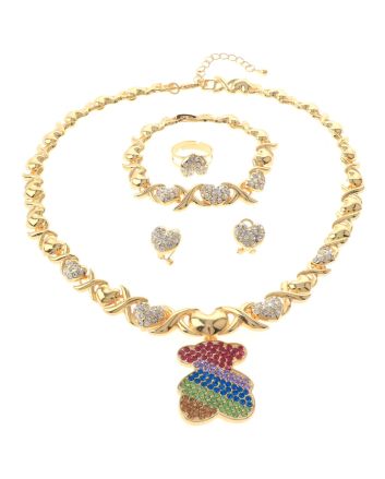 Gold Plated Necklace Set