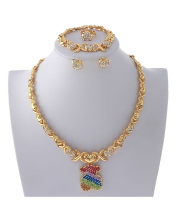 Gold Plated Necklace Set