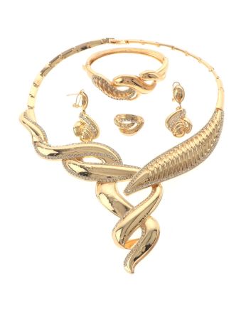 Gold Plated Necklace Set