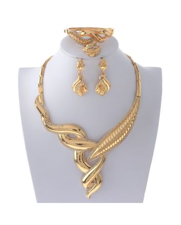 Gold Plated Necklace Set