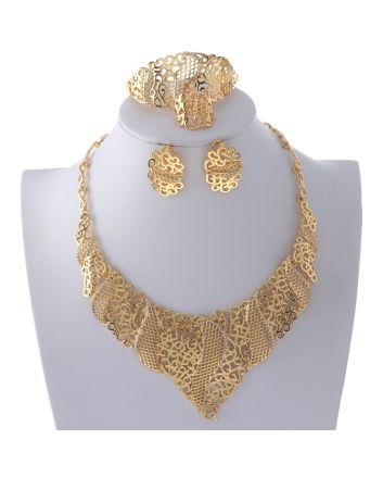 Gold Plated Necklace Set
