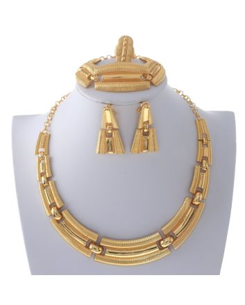 Gold Plated Necklace Set
