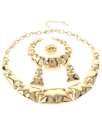 Gold Plated Necklace Set