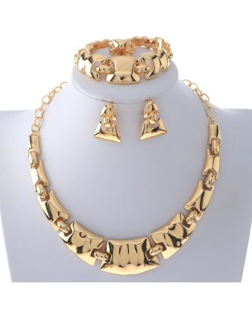 Gold Plated Necklace Set