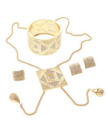Gold Plated Necklace Set