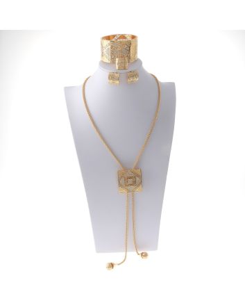 Gold Plated Necklace Set