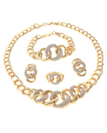Gold Plated Necklace Set