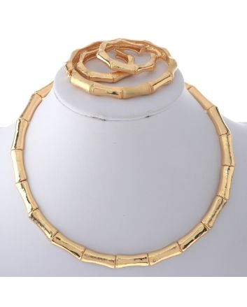 Gold Plated Necklace Set