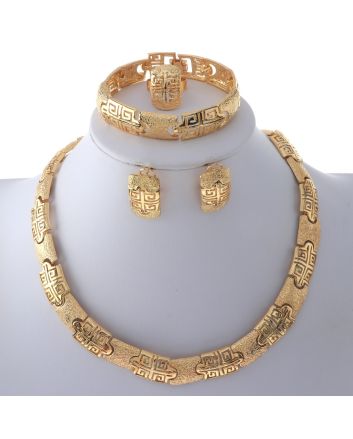 Gold Plated Necklace Set
