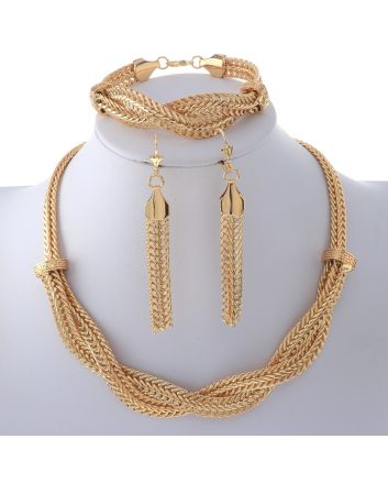 Gold Plated Necklace Set