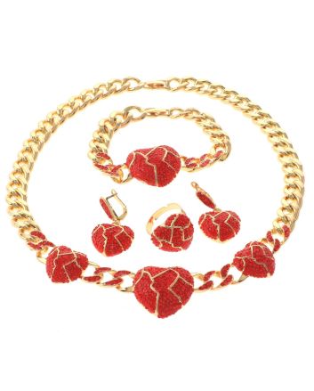 Gold Plated Necklace Set