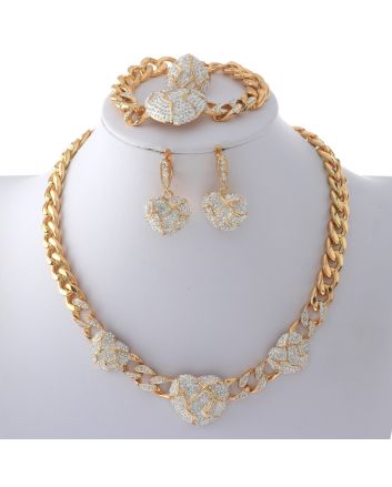Gold Plated Necklace Set