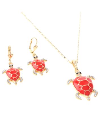 Gold Plated Necklace Set