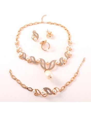 Gold Plated Necklace Set