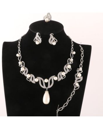 Silver Plated Necklace Set