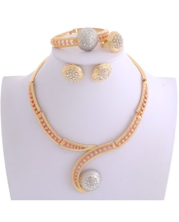 Gold Plated Necklace Set