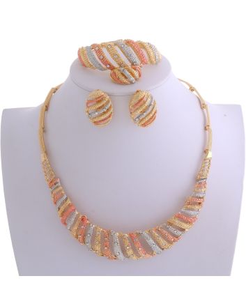 Gold Plated Necklace Set