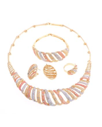 Gold Plated Necklace Set