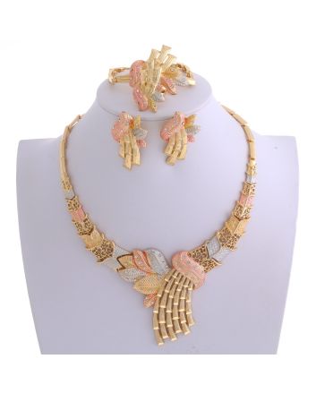 Gold Plated Necklace Set