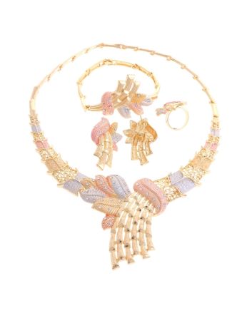 Gold Plated Necklace Set