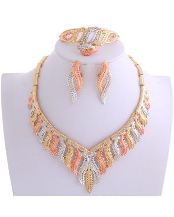 Gold Plated Necklace Set