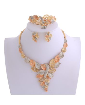Gold Plated Necklace Set