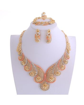 Gold Plated Necklace Set