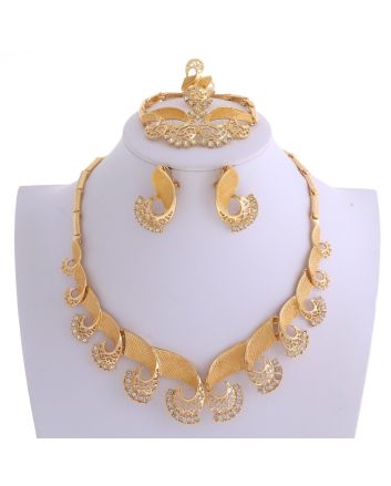 Gold Plated Necklace Set