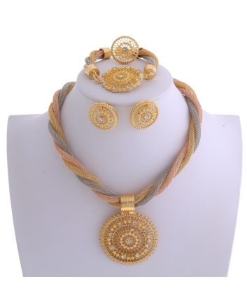 Gold Plated Necklace Set