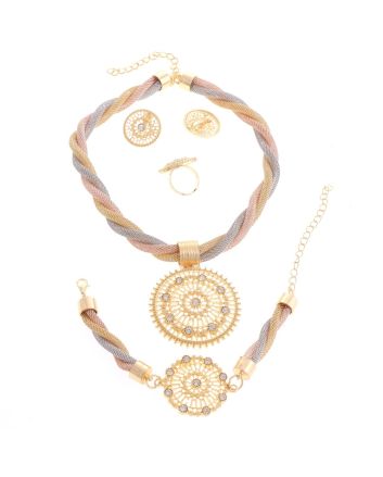 Gold Plated Necklace Set