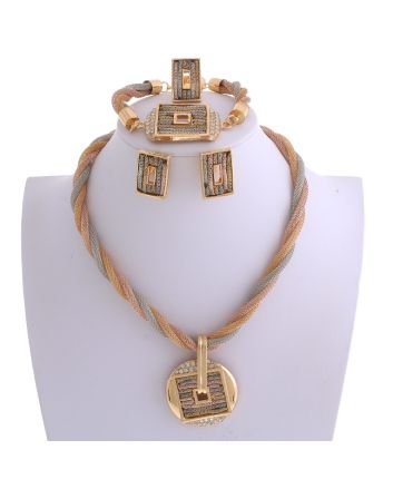Gold Plated Necklace Set