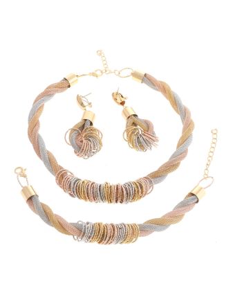 Gold Plated Necklace Set