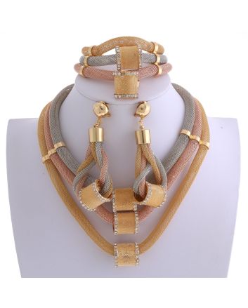Gold Plated Necklace Set