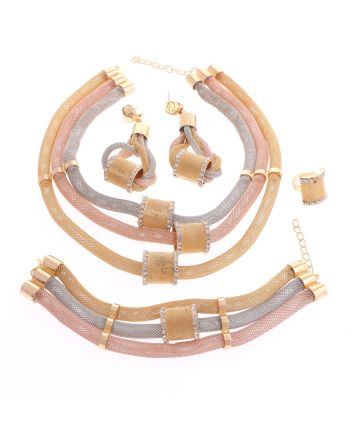 Gold Plated Necklace Set
