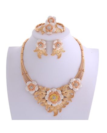 Gold Plated Necklace Set