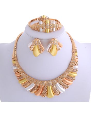 Gold Plated Necklace Set
